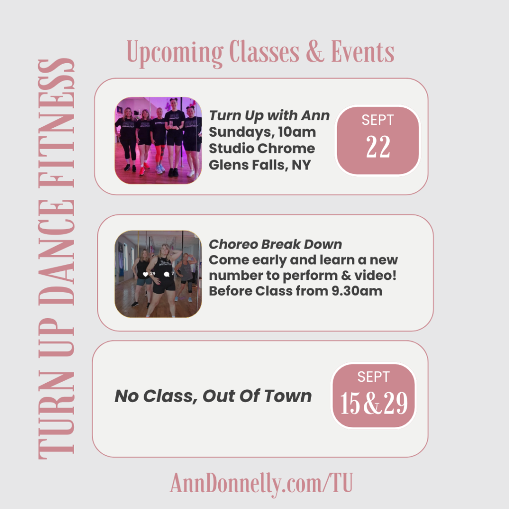 Turn Up Dance Fitness Upcoming Classes